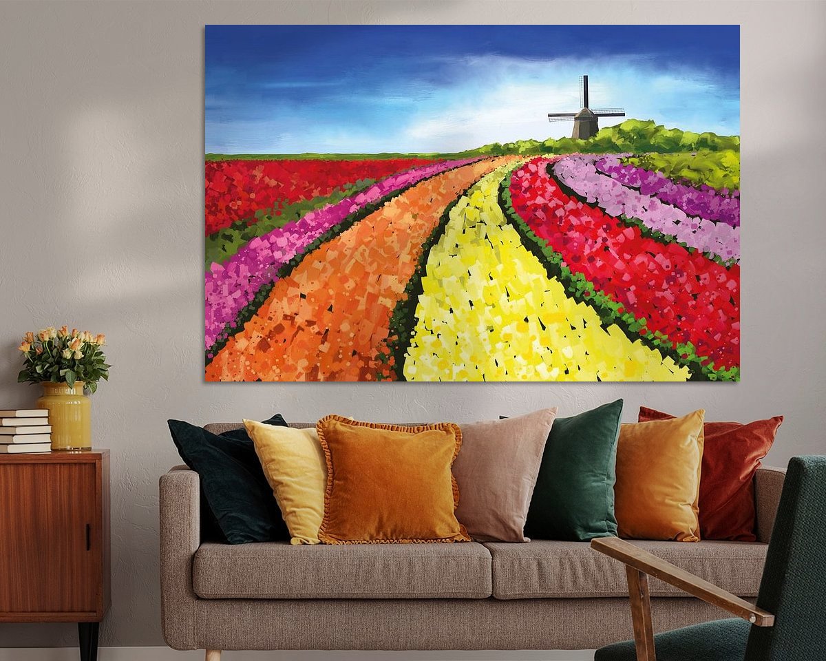 Example of the artwork in a room