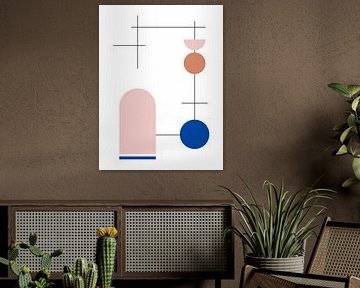 Connected - Geometric Print by MDRN HOME