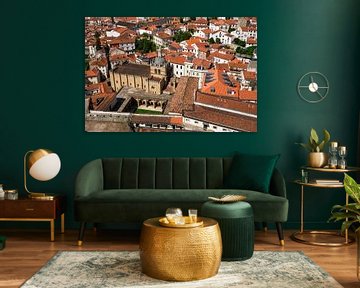 View Across The Rooftops Of Coimbra by Urban Photo Lab