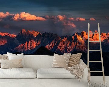 Panorama Dolomites by Frank Peters
