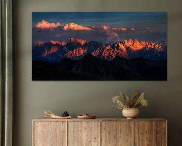 Panorama Dolomiten von Frank Peters