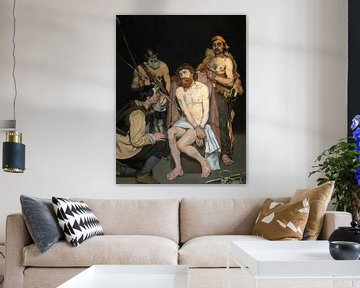 Jezus bespot door de soldaten, Édouard Manet