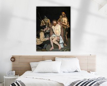 Jezus bespot door de soldaten, Édouard Manet