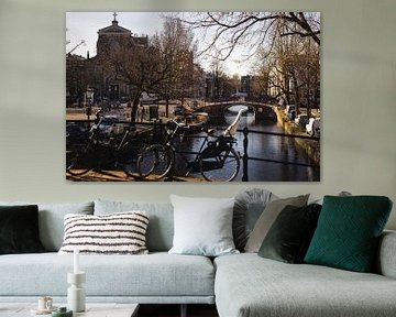 Reguliersgracht und das Amstelveld, Amsterdam von Floris Heuer