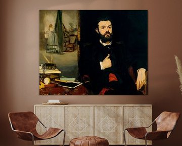 Portret van de dichter Zacharie Astruc, Édouard Manet