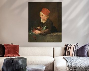 Jongen met kersen, Édouard Manet