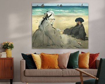 Op het strand, Édouard Manet