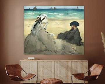 On the Beach, Édouard Manet