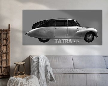 Tatra 87 in zwart & zilver