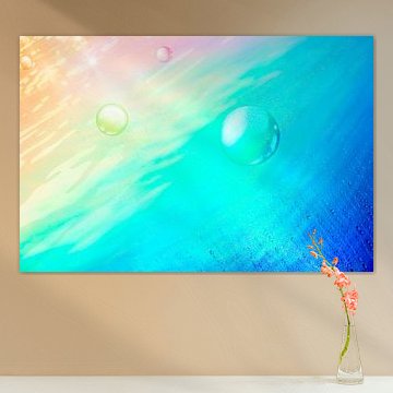 Sonne, Meer, Strand, Tropfen und Glitzern