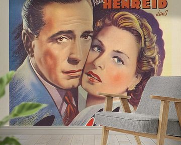 Humphrey Bogart, Poster Casablanca (1942) by Bridgeman Images