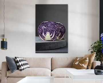 Artful Red Cabbage by Clazien Boot
