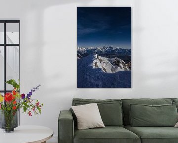 Nachtelijk winterlandschap in Karinthië van Thomas Weber