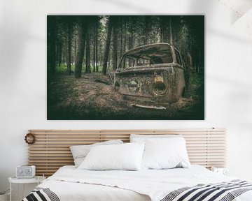 VW in the woods by Vivian Teuns