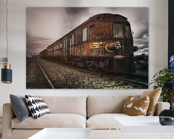 Abandoned train by Vivian Teuns
