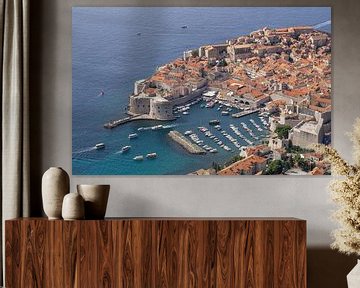 Vue du vieux centre de Dubrovnik sur Reis Genie