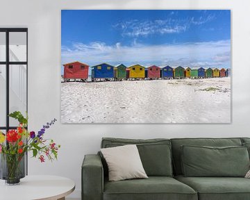 Colored houses of Muizenberg by Reis Genie