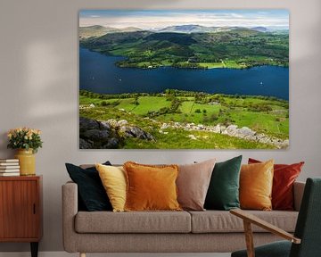 Blick über Ullswater, Lake District von Frank Peters