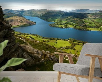Uitzicht Lake District van Frank Peters