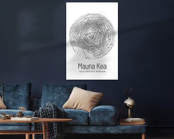 Mauna Kea | Kaart Topografie (Minimaal) van ViaMapia