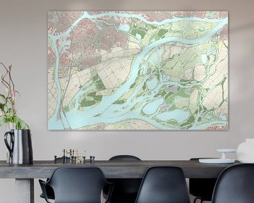 Karte von Dordrecht