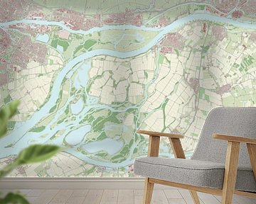 Kaart van Werkendam