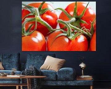 Juicy shiny bright healthy tomatoes by Lynxs Photography