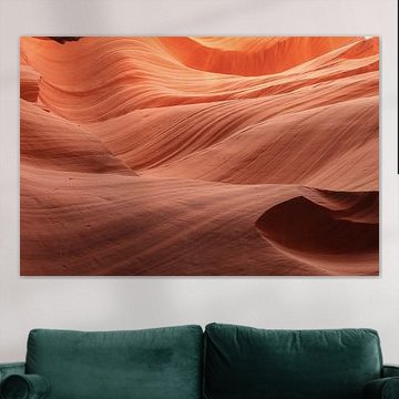 La pierre rouge dans le canyon des antilopes à la page États-Unis