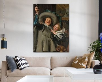 Junger Mann und Frau in einem Gasthaus, Frans Hals - 1623