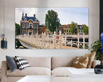 De oude haven in Harlingen, Nederland van Visiting The Dutch Countryside