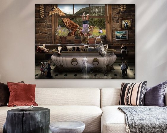 Example of the artwork in a room