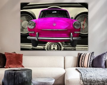 VW 1500 in pink von aRi F. Huber