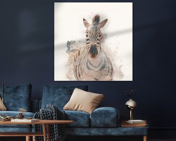 "Porträt eines Zebras" - Fotografie & Kunst von - GreenGraffy -