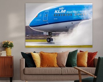 KLM Boeing 787 Thrust Reverse!