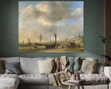 Das Ufer bei Scheveningen, Willem van de Velde