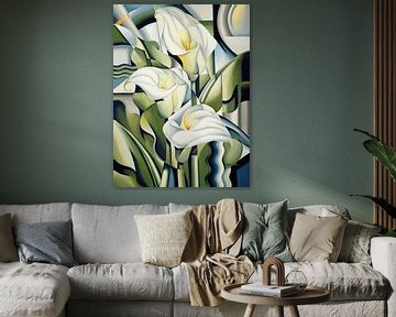 Cubist Lilies by Catherine Abel