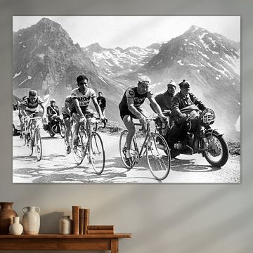 Tour de France 1963 : Anquetil, Bahamontes et Poulidor sur Bridgeman Images