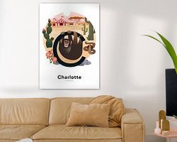 Example of the artwork in a room