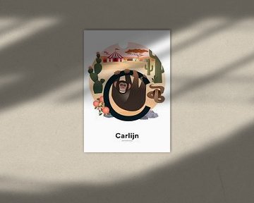 Affiche nominative Carline