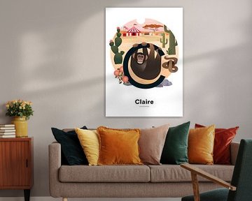 Naamposter Claire