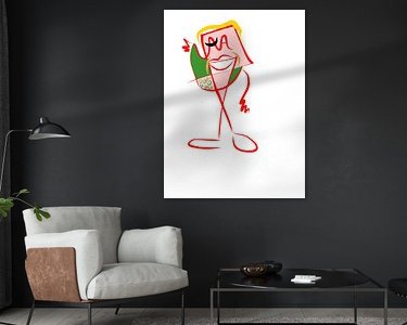 Example of the artwork in a room
