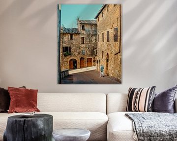 Passant in San Gimignano von Studio Reyneveld