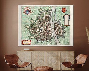 Plattegrond Maastricht - 1649