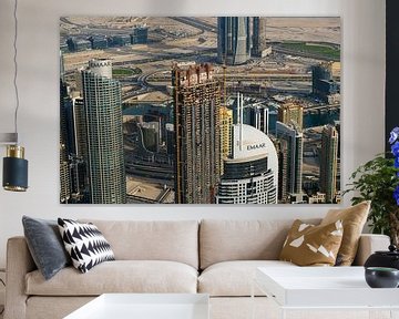 Wolkenkrabbers in Dubai van Edsard Keuning