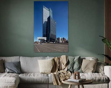 De Maas toren in het centrum van Rotterdam van Joost Adriaanse