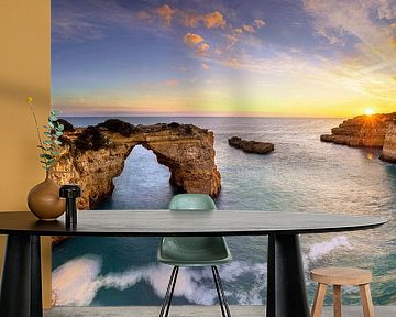 Praia de Albandeira in Algarve, Portugal by Adelheid Smitt