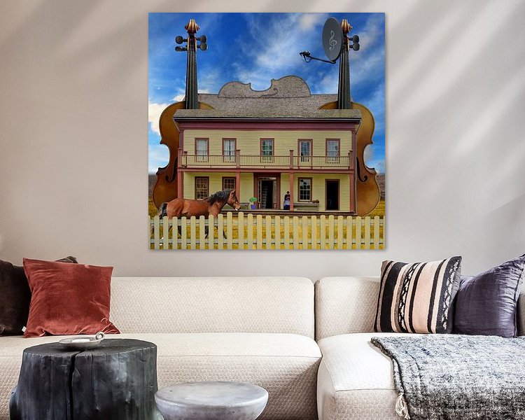 Example of the artwork in a room