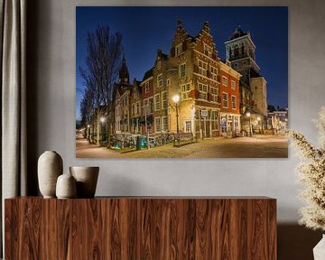 Delft during the Blue Hour by Charlene van Koesveld