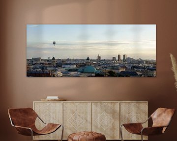 Panorama en skyline van Berlijn in Duitsland van Atelier Liesjes