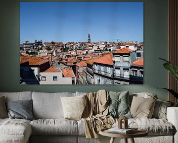 Porto rooftops van Mike Landman